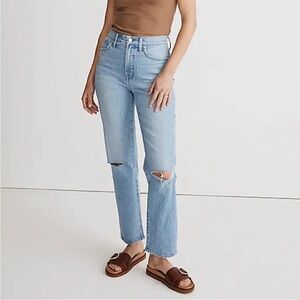 Madewell The Perfect Vintage Straight Leg High Rise Jeans 26